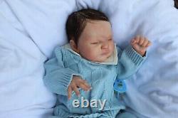Lillbees stunning lifelike reborn baby Zachary By Lisa Stone Coa