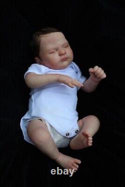Lillbees stunning lifelike reborn baby Zachary By Lisa Stone Coa