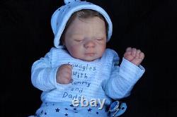 Lillbees stunning lifelike reborn realborn micheal baby boy Coa