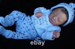 Lillbees stunning lifelike reborn realborn micheal baby boy Coa