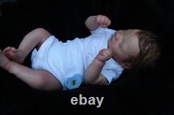 Lillbees stunning lifelike reborn realborn micheal baby boy Coa