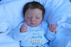 Lillbees stunning lifelike reborn realborn micheal baby boy Coa