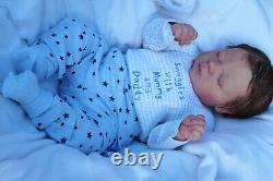 Lillbees stunning lifelike reborn realborn micheal baby boy Coa