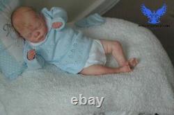 Lovely Reborn Life like Baby Carson 3month old Small Baby Boy Free Gift included