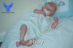 Lovely Reborn Life like Baby Carson 3month old Small Baby Boy Free Gift included