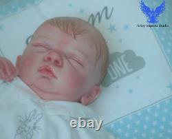 Lovely Reborn Life like Baby Carson 3month old Small Baby Boy Free Gift included