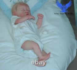 Lovely Reborn Life like Baby Carson 3month old Small Baby Boy Free Gift included