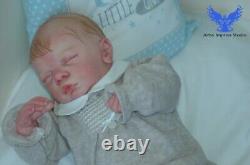 Lovely Reborn Life like Baby Carson 3month old Small Baby Boy Free Gift included