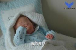 Lovely Reborn Life like Baby Carson 3month old Small Baby Boy Free Gift included