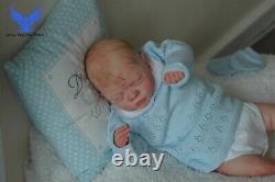 Lovely Reborn Life like Baby Carson 3month old Small Baby Boy Free Gift included