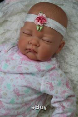 Lovely Reborn Sofia Sculpt Painted Hair Baby Girl Doll Nubornz Nursery