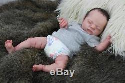 Luxe by Sculpted Cassie Brace. Beautiful Reborn Baby Doll Ready to Ship with COA