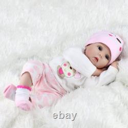 MAIHAO Reborn Baby Dolls Girl Realistic Toddler Silicone Vinyl Babies Pink Outfi