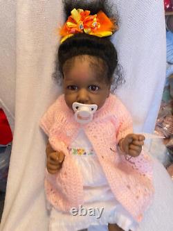 MEANA Beautiful baby reborn doll Girl Full body Vinyl