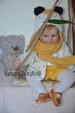 Maddie Bonnie Brown Toddler Reborn Baby Doll