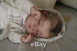 Magnolia Dream Doll Reborn baby Boy Darren sleeping realborn 17.5'' painted hair