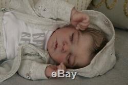 Magnolia Dream Doll Reborn baby Boy Darren sleeping realborn 17.5'' painted hair