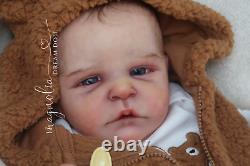 Magnolia Dream Doll Reborn baby boy Roux by Cassie Brace 18'' LE COA