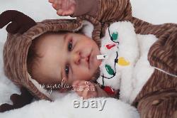 Magnolia Dream Doll Reborn baby boy Roux by Cassie Brace 18'' LE COA