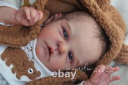 Magnolia Dream Doll Reborn baby boy Roux by Cassie Brace 18'' LE COA