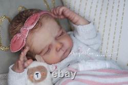 Magnolia Dream Doll Reborn baby girl Cayle by Olga Auer 19'' LE COA