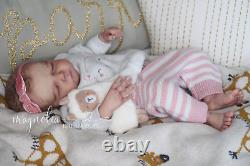 Magnolia Dream Doll Reborn baby girl Cayle by Olga Auer 19'' LE COA