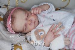 Magnolia Dream Doll Reborn baby girl Cayle by Olga Auer 19'' LE COA