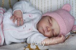 Magnolia Dream Doll Reborn baby girl Cayle by Olga Auer 19'' LE COA