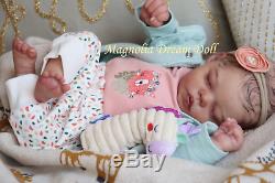 Magnolia Dream Doll Reborn baby girl Tia by Bonnie Sieben 20'' LE1200 COA