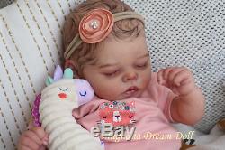 Magnolia Dream Doll Reborn baby girl Tia by Bonnie Sieben 20'' LE1200 COA