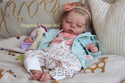 Magnolia Dream Doll Reborn baby girl Tia by Bonnie Sieben 20'' LE1200 COA