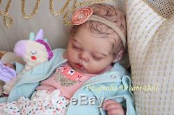 Magnolia Dream Doll Reborn baby girl Tia by Bonnie Sieben 20'' LE1200 COA