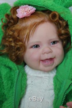 Maizie by Andrea Arcello. Toddler Reborn Baby Girl Doll Lifelike