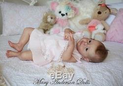 Mary Anderson Dolls beautiful reborn baby Chloe Natali Blick