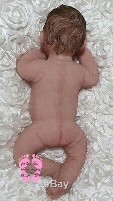 Mia #2 CUSTOM ORDER wet/drink, armatures soft blend silicone reborn doll/baby