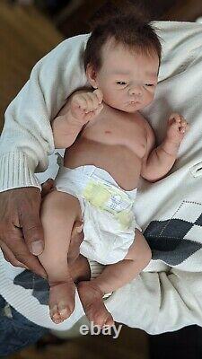 Micah Full Body Silicone Ecoflex 20 Newborn baby boy by Tasha Edenholm