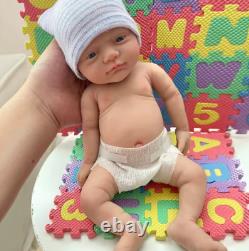 Micro Reborn Full Body Preemie Silicone Baby Doll Boy Toby Realistic-Newborn