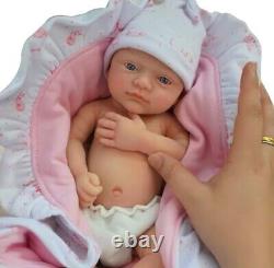 Micro Reborn Full Body Preemie Silicone Baby Doll Girl Luna