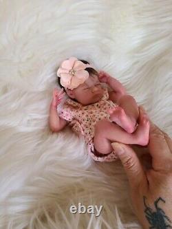 Micro preemie reborn doll Wee Mouse by Laura Lee Eagles