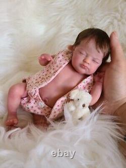 Micro preemie reborn doll Wee Mouse by Laura Lee Eagles