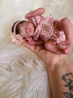 Micro preemie reborn doll Wee Mouse by Laura Lee Eagles