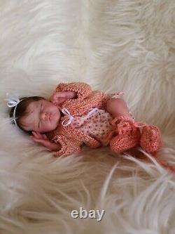 Micro preemie reborn doll Wee Mouse by Laura Lee Eagles