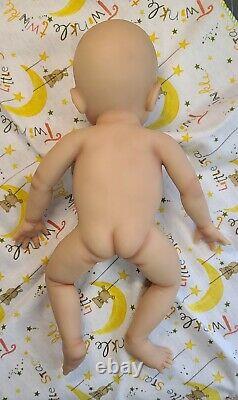 NEW 14 Full Body Silicone Baby Girl Doll Sabrina