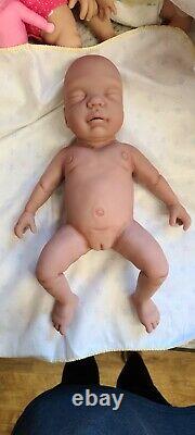 NEW 16 Preemie Full Body Silicone Baby Girl Doll Sasha