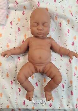 NEW 18 Newborn Preemie Full Body Silicone Baby Girl Doll Willow