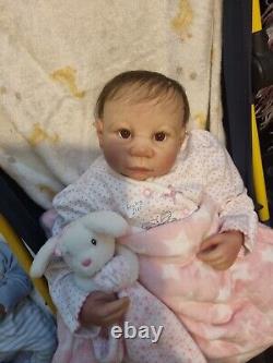 NEW Realistic Handmade reborn Baby Girl Doll Becky mixed race