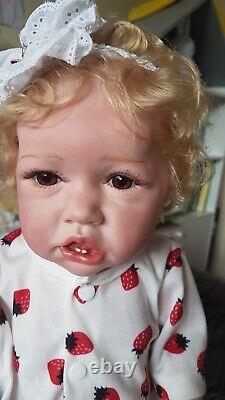 NPK Reborn Living Doll Girl Baby highly realistic with outfit and accessories