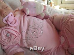 New Realistic Reborn Big 7lbs Toddler Baby Tracy Rubert Sunbeambabies Doll Ghsp