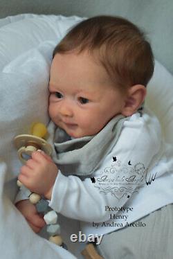 New Released Reborn Baby Doll Kit HENRY By Andrea Arcello @20