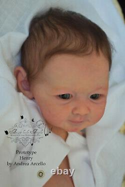 New Released Reborn Baby Doll Kit HENRY By Andrea Arcello @20